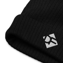 Load image into Gallery viewer, &quot;DF&quot; Ribbed Beanie Hat
