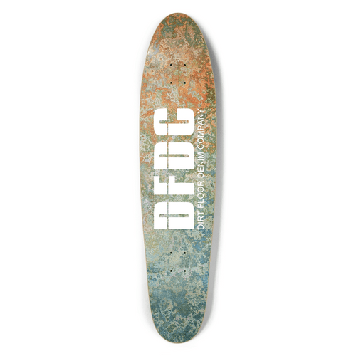 DFDC Rusted Longboard Skateboard Dirt Floor Skate Team   