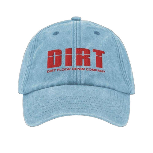 Dirt Floor Apparel Vintage Hat  Dirt Floor Denim Company Vintage Light Denim  