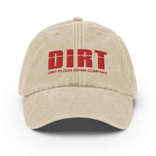 Cargar imagen en el visor de la galería, Dirt Floor Apparel Vintage Hat Dirt Floor Denim Company
