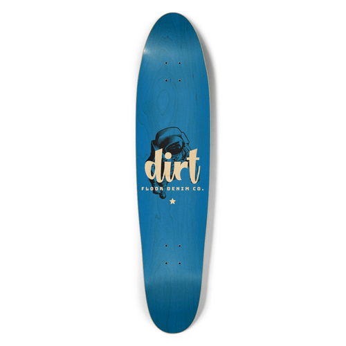 MY Space Longboard Skateboard Dirt Floor Skate Team   