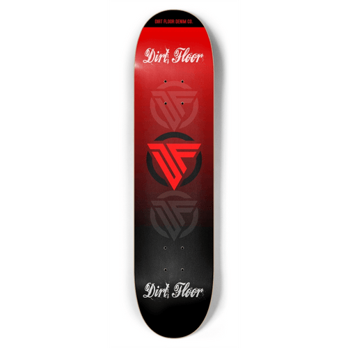 Red Rush Skateboard Dirt Floor Skate Team   
